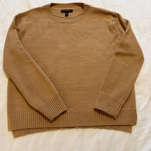 Like New Banana Republic Factory Lofty Sweater – Camel – PXS - Picture 3 of 5